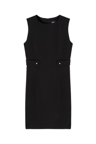 Nauwaansluitende Jurk - Zwart