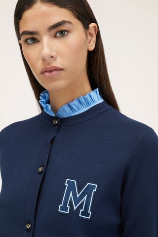 Casaco de malha - Azul