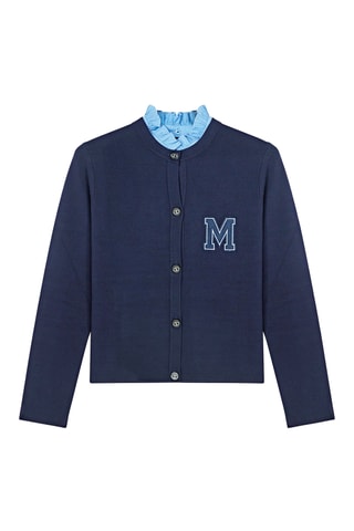 Casaco de malha - Azul