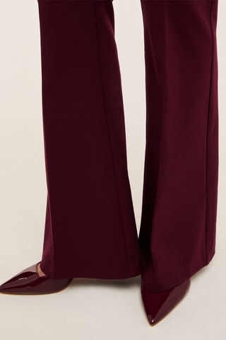 Pantalon flare - Bordeaux