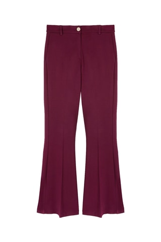 Pantalon flare - Bordeaux