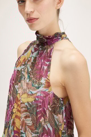 Top sem mangas - Violeta