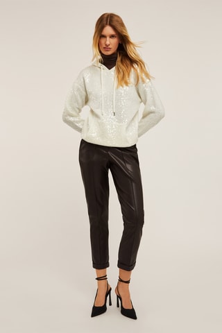 Sweat com capuz - Branco