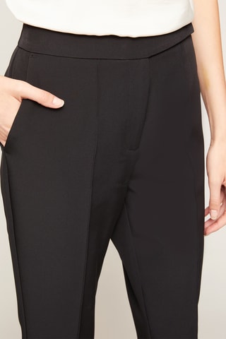 Pantalon regular 7/8 - Noir