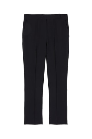 Pantalon regular 7/8 - Noir