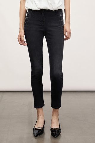 Calças de ganga skinny - Preto