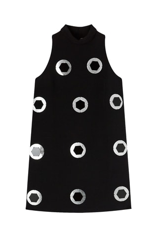 Trapezium Jurk - Zwart