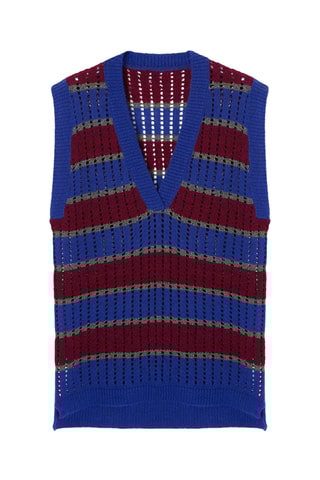 Colete oversize - Azul