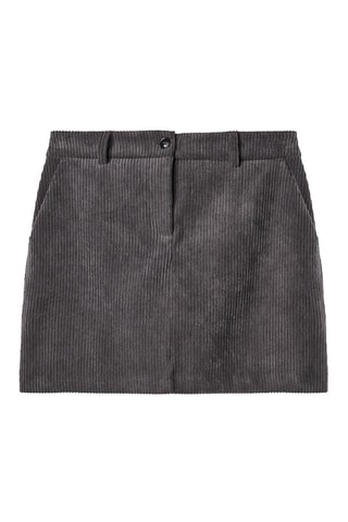 Saia em veludo - Cinzento