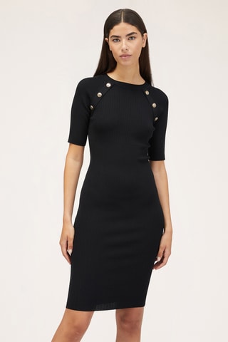 Robe fourreau - Noir