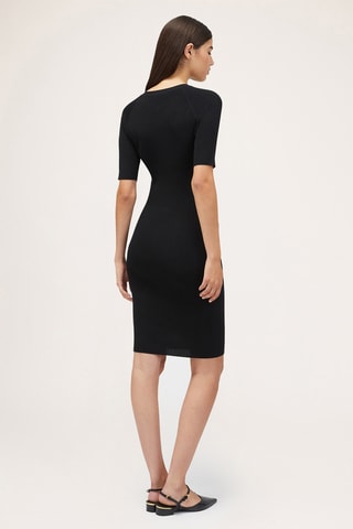 Robe fourreau - Noir