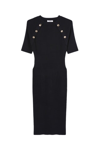 Robe fourreau - Noir