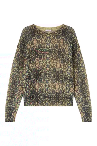 Camisola em lã e alpaca - Verde