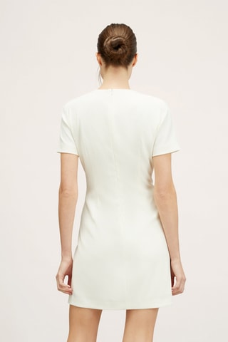 Nauwaansluitende Jurk - Wit