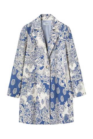 Casaco comprido - Azul