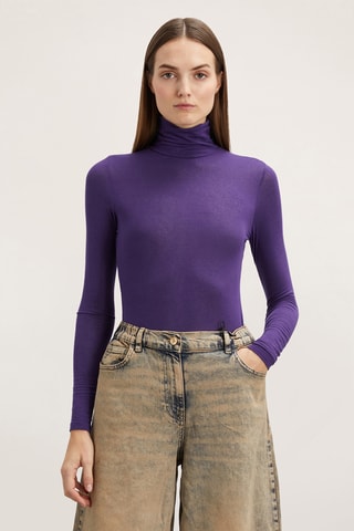 Camisola interior slim - Violeta