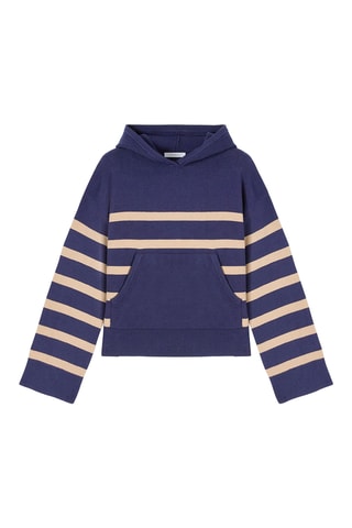 Sweat com capuz - Azul-marinho