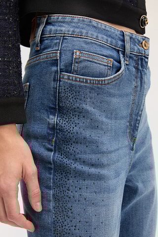 Calças de ganga regular - Azul