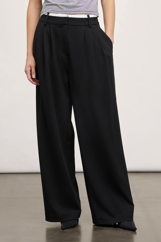 Calças palazzo - Preto