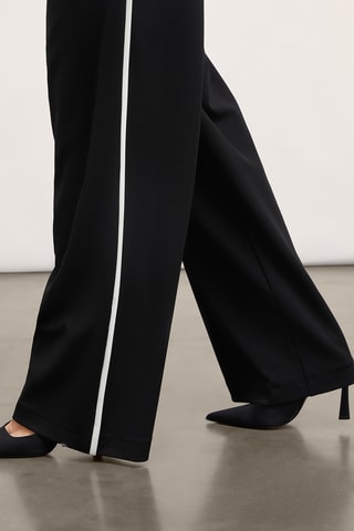 Calças palazzo - Preto