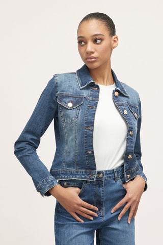 Casaco de ganga - Azul