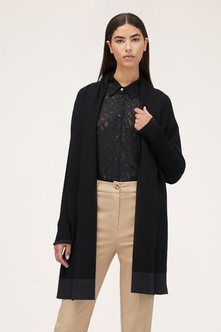 Casaco comprido - Preto