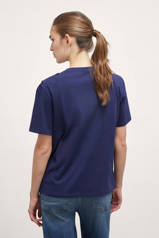 T-shirt - Azul-marinho