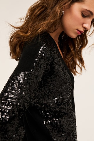 Casaco de malha - Preto