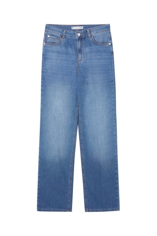 Calças de ganga wide legs - Azul