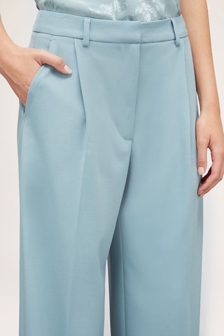 Calças palazzo - Azul-claro