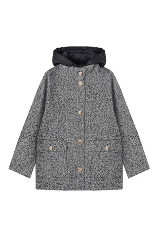 Blusão com capuz - Preto