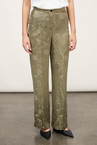 Pantalon palazzo - Kaki