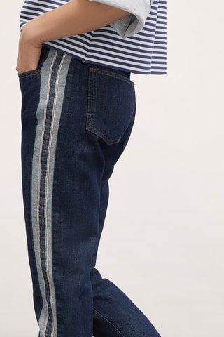 Calças de ganga regular - Azul-escuro