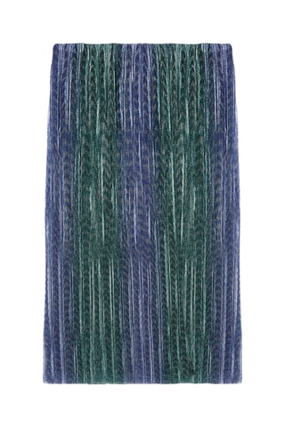 Saia plissada - Verde