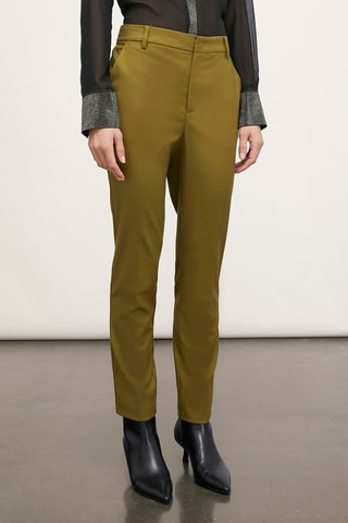 Calças regular - Verde