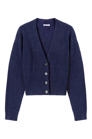 Casaco de malha - Azul-marinho