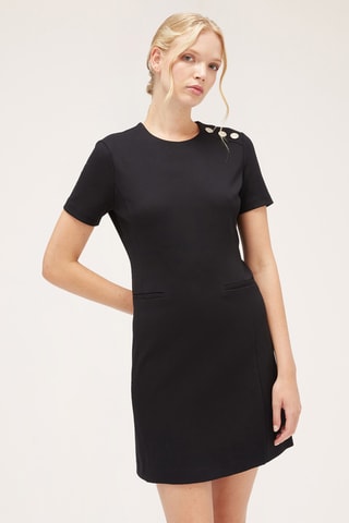 Rechte Jurk - Zwart