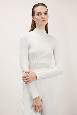 Camisola interior slim - Branco