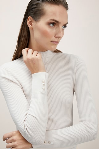 Camisola interior slim - Branco