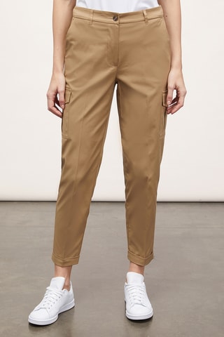 Calças cargo - Bege