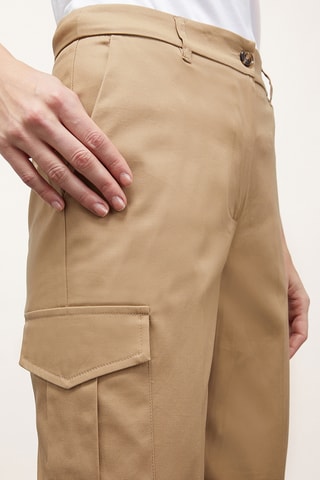 Calças cargo - Bege