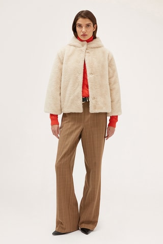 Calças palazzo - Castanho