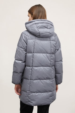 Blusão com capuz - Cinzento