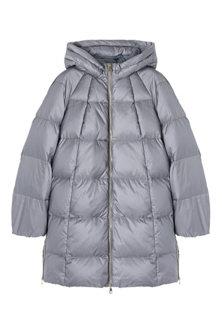 Blusão com capuz - Cinzento