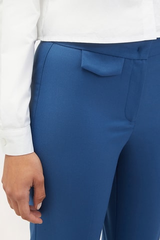 Pantalon flare 7/8 - Bleu
