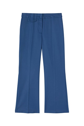 Pantalon flare 7/8 - Bleu