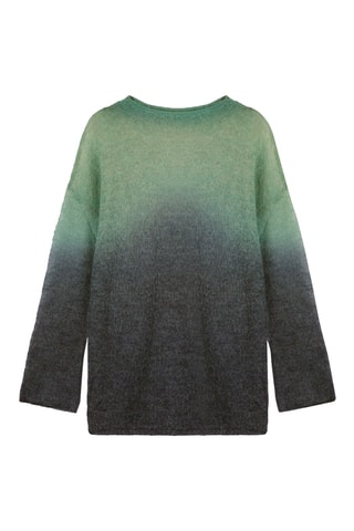 Camisola em alpaca e lã - Verde