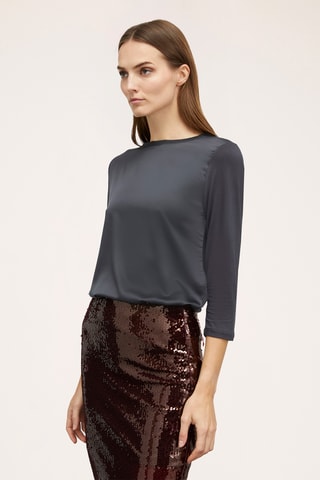 T-shirt - Cinzento-escuro