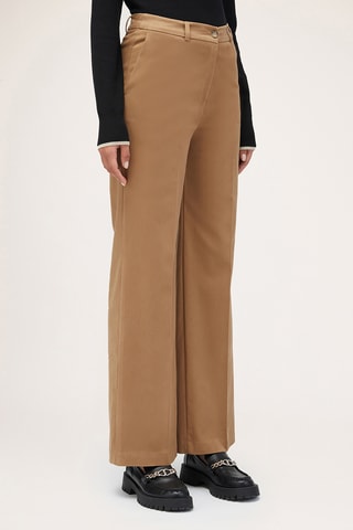 Calças palazzo - Camel