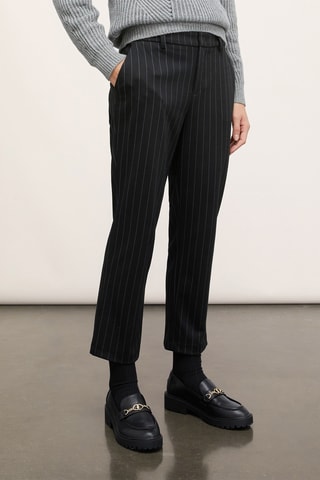 Calças regular - Preto